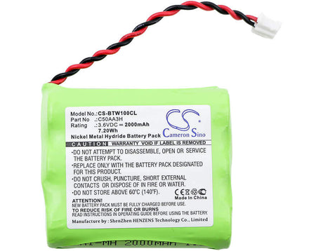 3.6V, Ni-MH, 2000mAh, Cordless Phone battery fits Bt, C50aa3h, Airway, 7.2Wh Cordless Phone Cameron Sino Technology Limited (Cordless Phone)