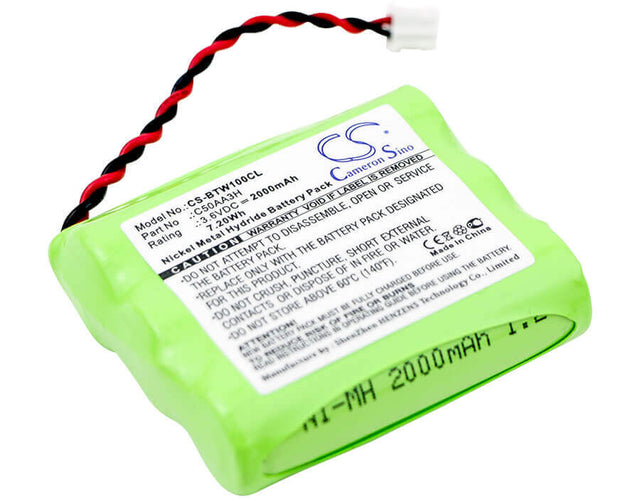 3.6V, Ni-MH, 2000mAh, Cordless Phone battery fits Bt, C50aa3h, Airway, 7.2Wh Cordless Phone Cameron Sino Technology Limited (Cordless Phone)