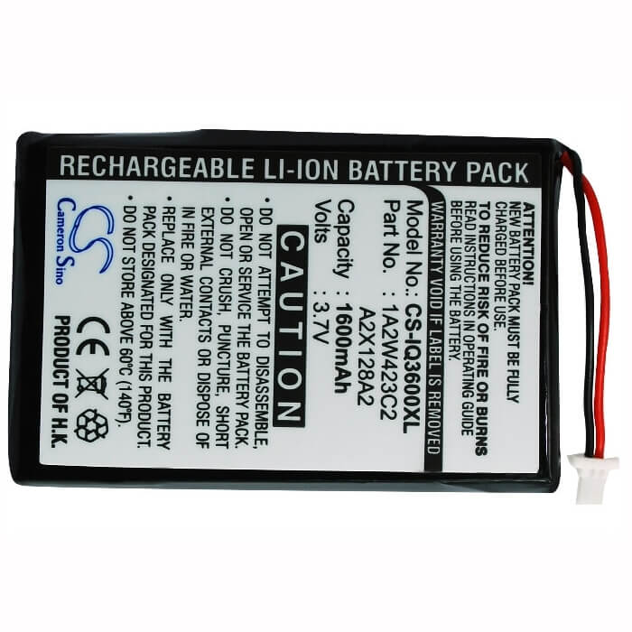 3.7V, Li-ion, 1600mAh, GPS battery fits Garmin, Bti, Pw029123, Gps-gar3200, 5.92Wh GPS, Navigator Cameron Sino Technology Limited