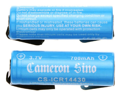 Lithium Ion Battery from Cameron Sino, replaces 14430 3.7v, 700mah - 2.59wh 14430 Cameron Sino Technology Limited