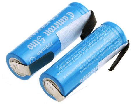 Cameron Sino CS-ICR14430NT 2pcs Lithium Ion 14430 4/5 AA Battery Pack with Solder Tabs – 650mAh 14430 Cameron Sino Technology Limited
