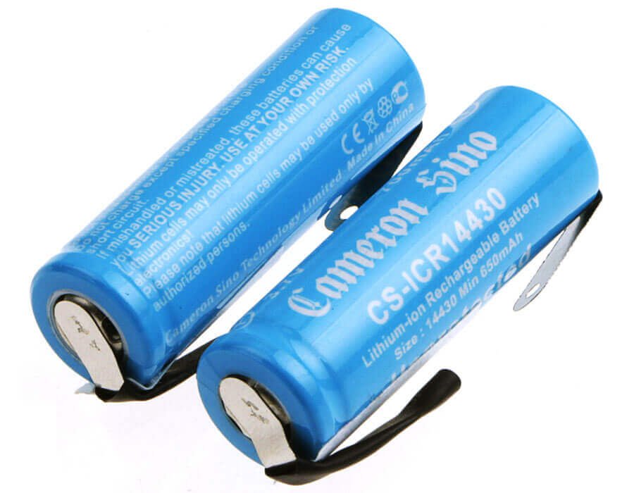 Lithium Ion Battery from Cameron Sino, replaces 14430 3.7v, 700mah - 2.59wh 14430 Cameron Sino Technology Limited