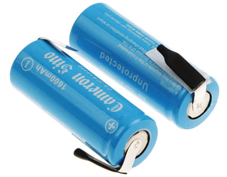 Lithium Ion Battery reverse tabs, 18500/18490 2 Pcs, 3.7v, 1600mah - 5.92wh 18490 Cameron Sino Technology Limited