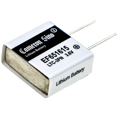 Li-socl2 battery model LTC-3PN, Ef651615, 3.6v, 400mah - 1.44wh EF651615 Cameron Sino Technology Limited