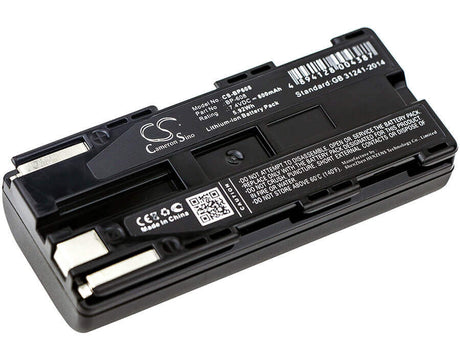 7.4V, Li-ion, 800mAh, Camera battery fits Canon, Bp-608, C2, Dm-mv1, 5.92Wh Camera Cameron Sino Technology Limited (Camera)