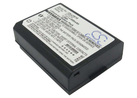 7.4V, Li-ion, 950mAh, Camera battery fits Canon, Lp-e10, Ds126291, Ds126491, 7.03Wh Camera Cameron Sino Technology Limited (Camera)