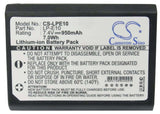 7.4V, Li-ion, 950mAh, Camera battery fits Canon, Lp-e10, Ds126291, Ds126491, 7.03Wh Camera Cameron Sino Technology Limited (Camera)