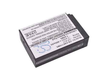 Camera Battery For Canon, Eos 750d, Eos 760d, Eos 800d, Eos Kiss X8i 7.4v, 950mah - 7.03wh Camera Cameron Sino Technology Limited (Camera)