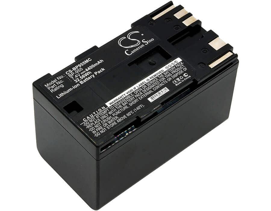 7.4V, Li-ion, 4400mAh, Camera battery fits Canon, Bp-955, Eos C100, Eos C100 Mark Ii, 32.56Wh Camera Cameron Sino Technology Limited (Camera)