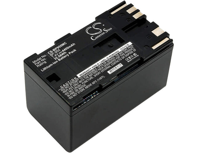7.4V, Li-ion, 4400mAh, Camera battery fits Canon, Bp-955, Eos C100, Eos C100 Mark Ii, 32.56Wh Camera Cameron Sino Technology Limited (Camera)