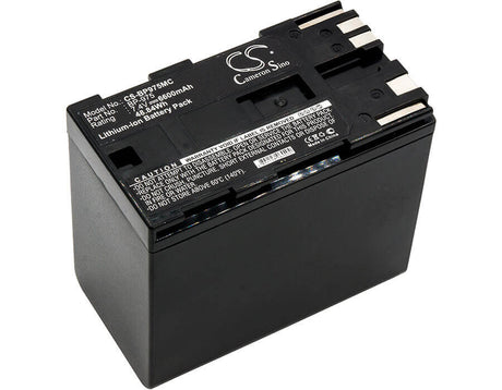 7.4V, Li-ion, 6600mAh, Camera battery fits Canon, Bp-975, Gl2, Xf100, 48.84Wh Camera Cameron Sino Technology Limited (Camera)