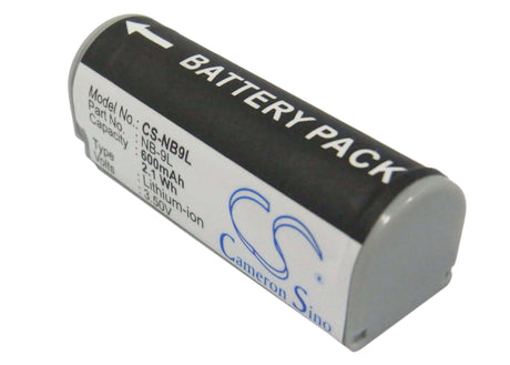 3.6V, Li-ion, 600mAh, Camera battery fits Canon, Nb-9l, Ixus 1000 Hs, Ixy 1, 2.16Wh Camera Cameron Sino Technology Limited (Camera)