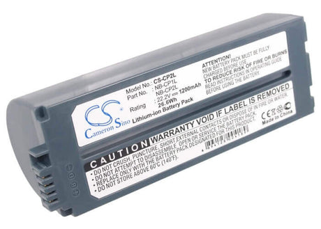22.2V, Li-ion, 1200mAh, Printer battery fits Canon, Cp-2l, Selphy Cp- 500, Selphy Cp-100, 26.64Wh Printer Cameron Sino Technology Limited