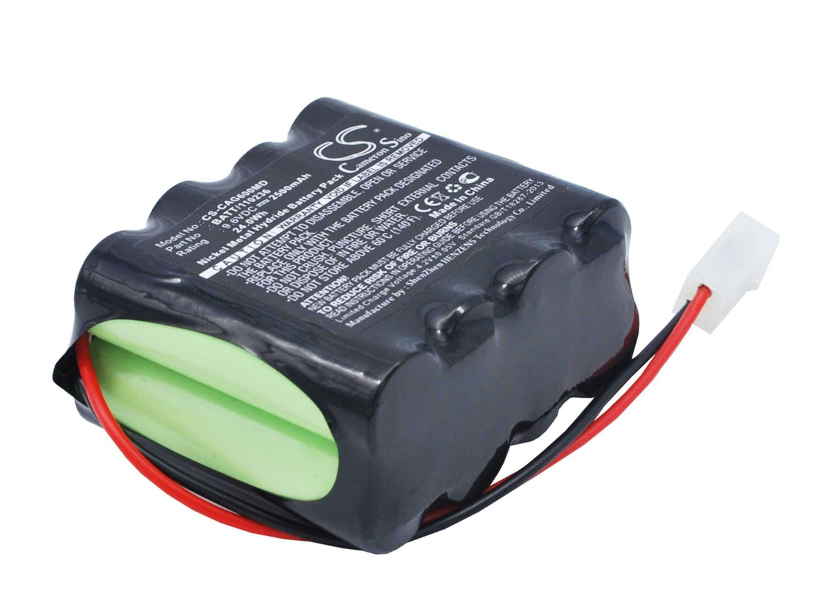 9.6V, Ni-MH, 2500mAh, Medical battery fits Colson, Cardiette, 120236, Ar600 E.c.g., Ecg Recorder Ar600adv, 24.00Wh Medical Cameron Sino Technology Limited (Medical)