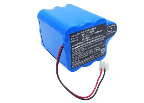 24.0V, Ni-MH, 1300mAh, Medical battery fits Cardioline, 110260, Delta 60 Ecg, Delta 60 Plus, 31.20Wh Medical Cameron Sino Technology Limited (Medical)