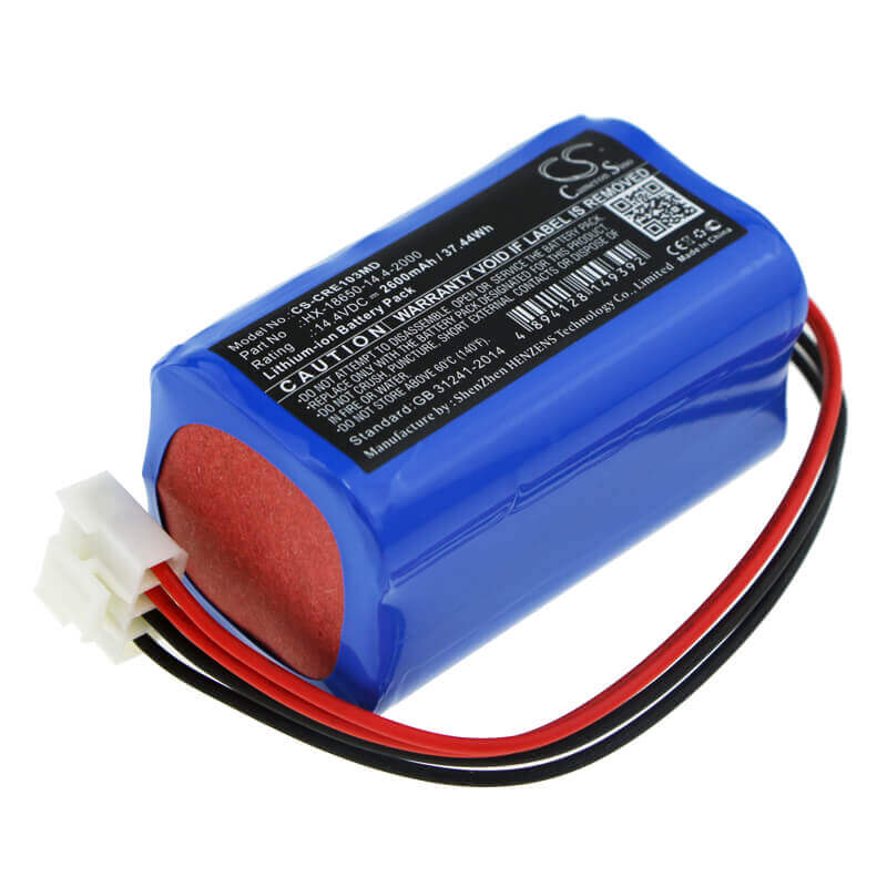 14.4V, Li-ion, 2600mAh, Medical battery fits Carewell, Hx-18650-14.4-2000, Ecg-1103, Ecg-1103b, 37.44Wh Medical Cameron Sino Technology Limited (Medical)