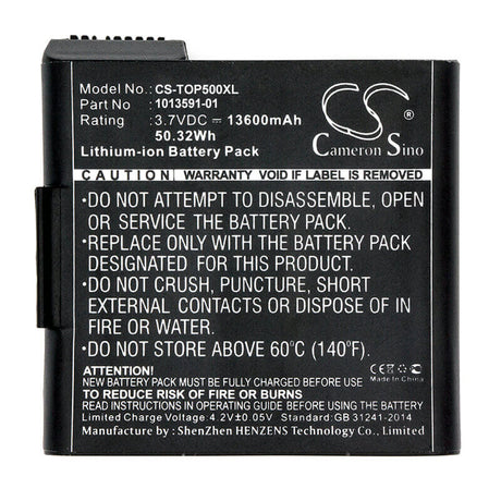 3.7V, Li-ion, 13600mAh, Equipment battery fits Topcon, Sokkia, Carlson, 1013591-01, RT3, 50.32Wh Equipment, Survey, Test Cameron Sino Technology Limited
