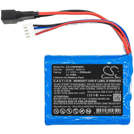 11.1V, Li-ion, 2500mAh, Cars battery fits Carrera, 800007, 800010, 27.75Wh Cars Cameron Sino Technology Limited