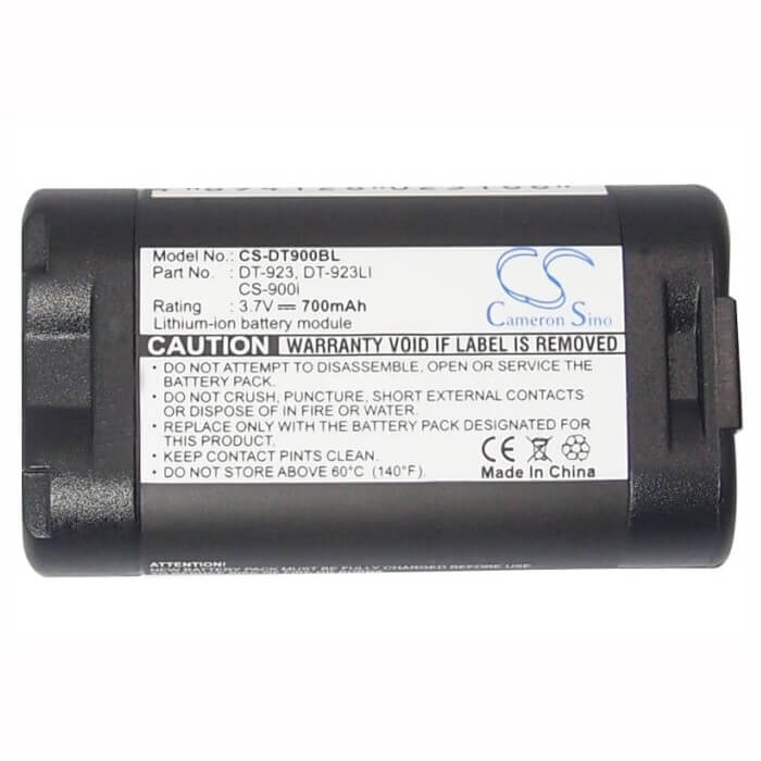 Battery For Casio Dt-900, Dt-900m, Dt-900m50 3.7v, 700mah - 2.59wh Barcode Scanner Cameron Sino Technology Limited (Suspended)   