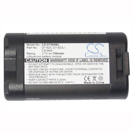 Battery For Casio Dt-900, Dt-900m, Dt-900m50 3.7v, 700mah - 2.59wh Barcode Scanner Cameron Sino Technology Limited (Suspended)   
