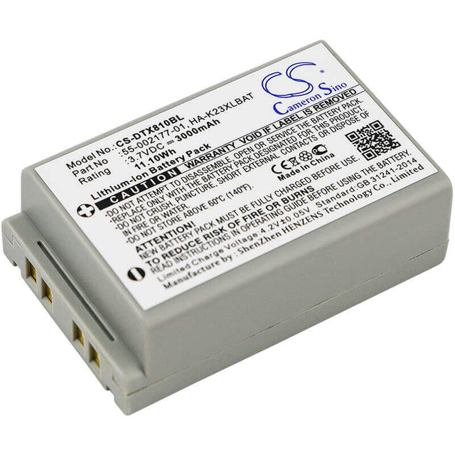 Barcode Scanner Battery For Casio, Dt-x8, Dt-x8-10c, Dt-x8-10c-cn, Dt-x8-10e 3.7v, 3000mah - 11.10wh Barcode Scanner Cameron Sino Technology Limited