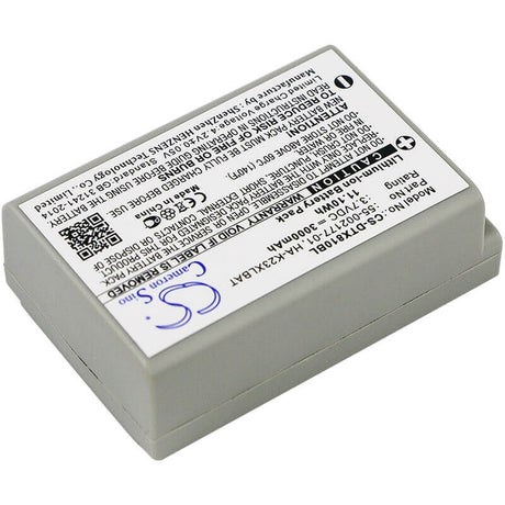 Barcode Scanner Battery For Casio, Dt-x8, Dt-x8-10c, Dt-x8-10c-cn, Dt-x8-10e 3.7v, 3000mah - 11.10wh Barcode Scanner Cameron Sino Technology Limited