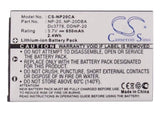 3.7V, Li-ion, 650mAh, Camera battery fits Casio, Np-20, Exilim Card Ex-s880, Exilim Card Ex-s880bk, 2.405Wh Camera Cameron Sino Technology Limited (Camera)