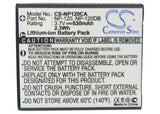 3.7V, Li-ion, 550mAh, Camera battery fits Casio, Np-120, Exilim Ex-ex-s200bk, Exilim Ex-s200, 2.035Wh Camera Cameron Sino Technology Limited (Suspended)