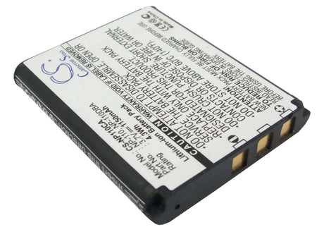 3.7V, Li-ion, 1150mAh, Camera battery fits Casio, Np-110, Exilim Ex-fc200s, Exilim Ex-fc500s, 4.255Wh Camera Cameron Sino Technology Limited (Camera)