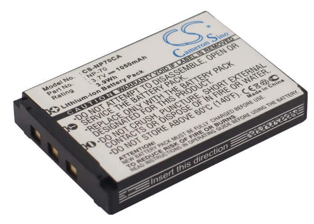 Camera Battery For Casio Exilim Zoom Ex-z150, Exilim 3.7v, 1050mah - 3.89wh Camera Cameron Sino Technology Limited (Suspended)