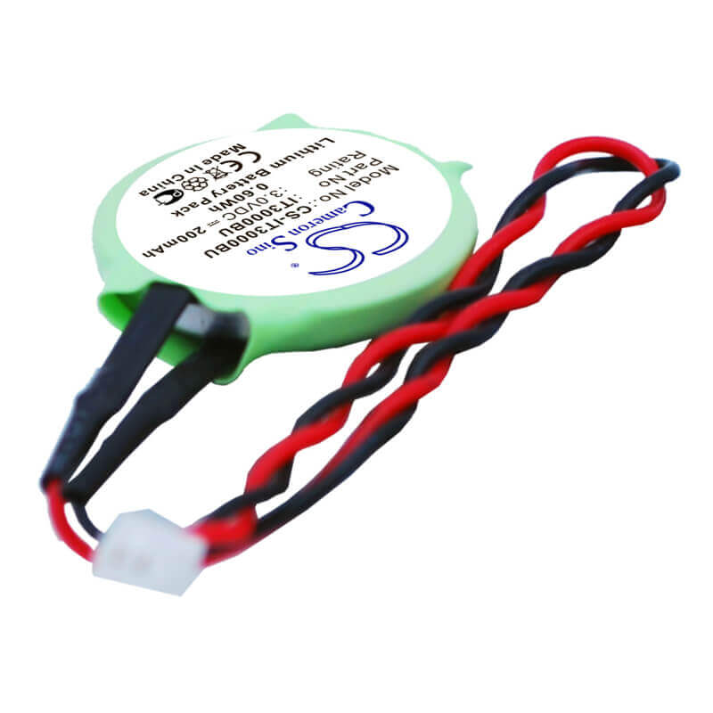 3.0V, Lithium, 200mAh, CMOS / BackUp battery fits Casio, IT3000, IT3000m53e, 0.60Wh CMOS / BackUp Cameron Sino Technology Limited