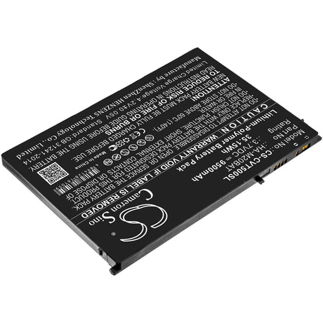 3.7V, Li-Polymer, 9500mAh, Tablet battery fits Casio, Ha-m20bat, V-t500, 35.15Wh Tablet Cameron Sino Technology Limited