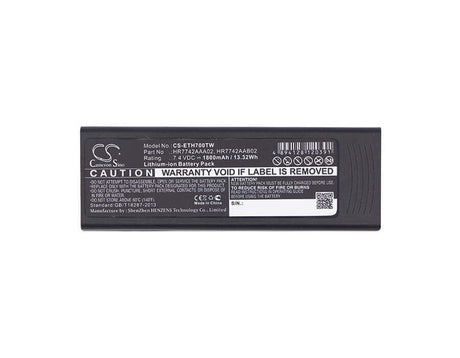 7.4V, Li-ion, 1800mAh, Two-Way Radio battery fits Eads, Cassidian, Hr7742aaa02, P3g, Tph700, 13.32Wh Two-Way Radio Cameron Sino Technology Limited