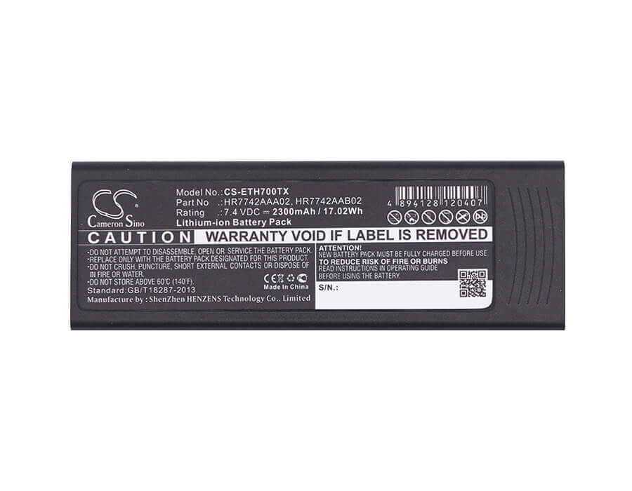 7.4V, Li-ion, 2300mAh, Two-Way Radio battery fits Eads, Cassidian, Hr7742aaa02, P3g, Tph700, 17.02Wh Two-Way Radio Cameron Sino Technology Limited