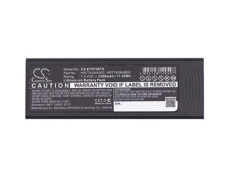 7.4V, Li-ion, 2300mAh, Two-Way Radio battery fits Eads, Cassidian, Hr7742aaa02, P3g, Tph700, 17.02Wh Two-Way Radio Cameron Sino Technology Limited
