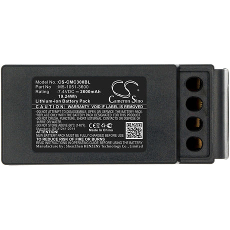 Crane Remote Battery For Cavotec, Mc-3, Mc-3000 7.4v, 2600mah - 19.24wh Crane Remote Control Cameron Sino Technology Limited   