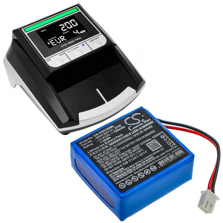 10.8V, Li-ion, 700mAh, Payment Terminal battery fits Cce, 2258, 10, 112 Base, 7.56Wh Payment Terminal Cameron Sino Technology Limited