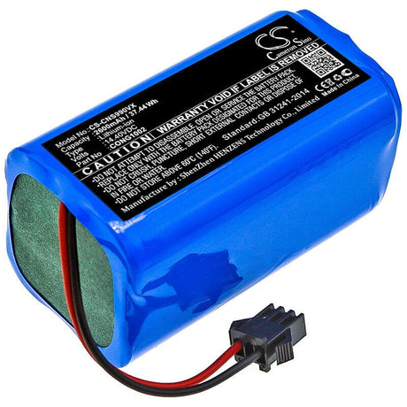 14.4V, Li-ion, 2600mAh, Vacuum battery fits Solac, Neatsvor, Conga 1090, Conga 1090 Connected, Conga 1091, 37.44Wh Vacuum Cameron Sino Technology Limited