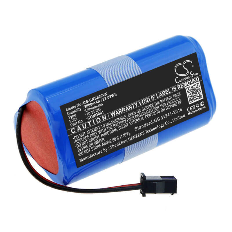 10.8V, Li-ion, 2600mAh, Vacuum battery fits Cecotec, Sencor, Conga 750, Conga 890 Slim, Conga Slim, 28.08Wh Vacuum Cameron Sino Technology Limited