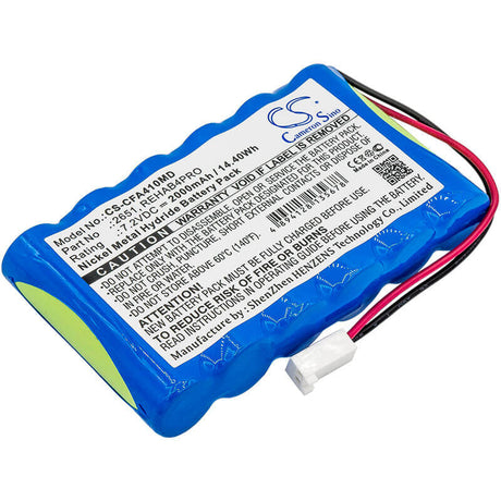 7.2V, Ni-MH, 2000mAh, Medical battery fits Cefar, 2651, Activ 4, Bodymax Trainer (ngsf4), 14.40Wh Medical Cameron Sino Technology Limited (Medical)