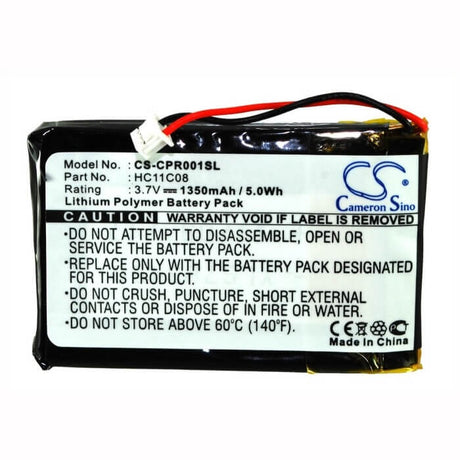 3.7V, Li-Polymer, 1350mAh, GPS battery fits Celestron, Hc11c08, 44870, 44871, 5Wh GPS, Navigator Cameron Sino Technology Limited