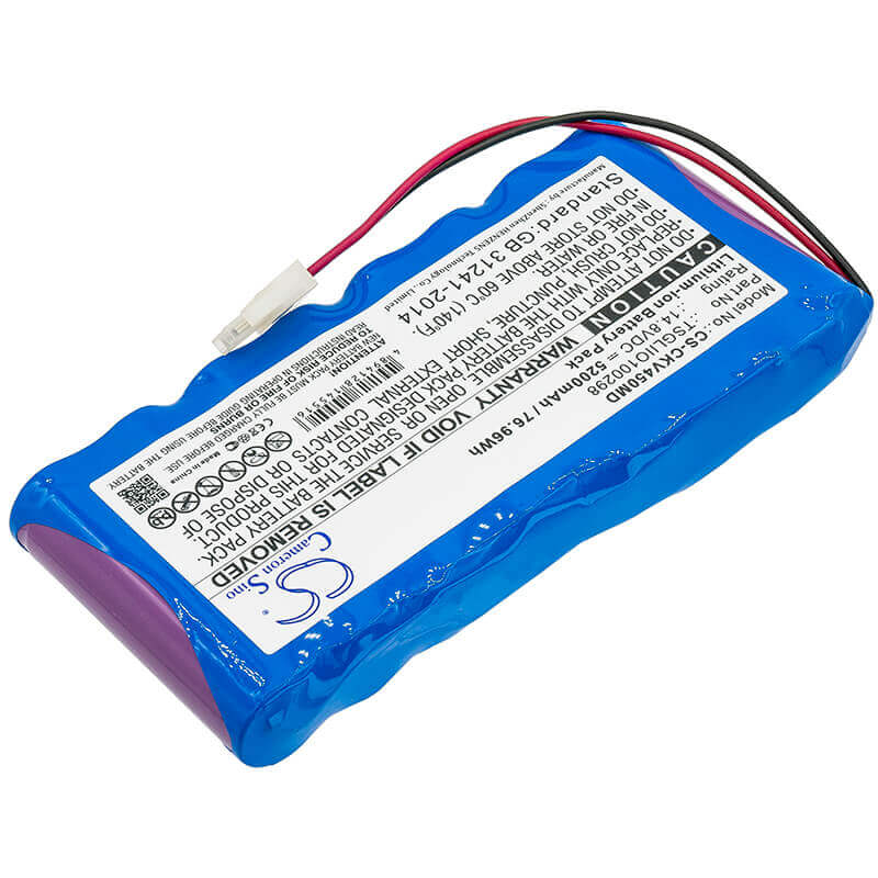 14.8V, Li-ion, 5200mAh, Medical battery fits Charter Kontron, Tsgliio100298, Vitalogik 4500, 76.96Wh Medical Cameron Sino Technology Limited (Medical)