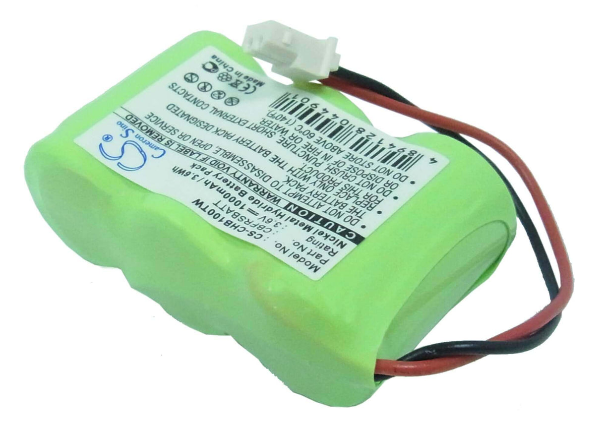 3.6V, Ni-MH, 1000mAh, Two-Way Radio battery fits Chatter Box, Cbfrsbatt, 100afh 2/3a, Cbfrs Batt, 3.6Wh Two-Way Radio Cameron Sino Technology Limited