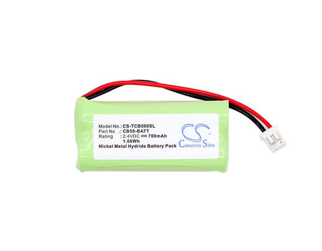 2.4V, Ni-MH, 700mAh, Headset battery fits Hjc, Chatterbox, Cb50-batt, Cb-50, 1.68Wh Wireless Headset Cameron Sino Technology Limited