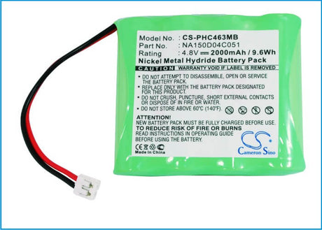 Babyphone Battery For Chicco, Nc3000 4.8v, 2000mah - 9.60wh BabyPhone Cameron Sino Technology Limited   