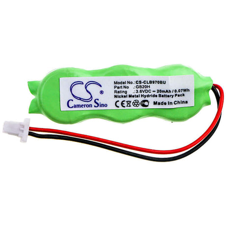 Barcode Scanner Battery For Cipherlab, 9700 3.6v, 20mah - 0.07wh Barcode Scanner Cameron Sino Technology Limited