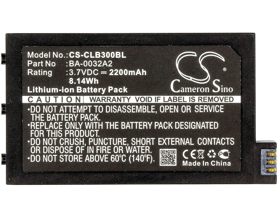 Barcode Scanner Battery For Cipherlab, Cp30, Cp30-l, Cp50 3.7v, 2200mah - 8.14wh Barcode Scanner Cameron Sino Technology Limited
