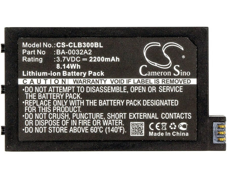 Barcode Scanner Battery For Cipherlab, Cp30, Cp30-l, Cp50 3.7v, 2200mah - 8.14wh Barcode Scanner Cameron Sino Technology Limited