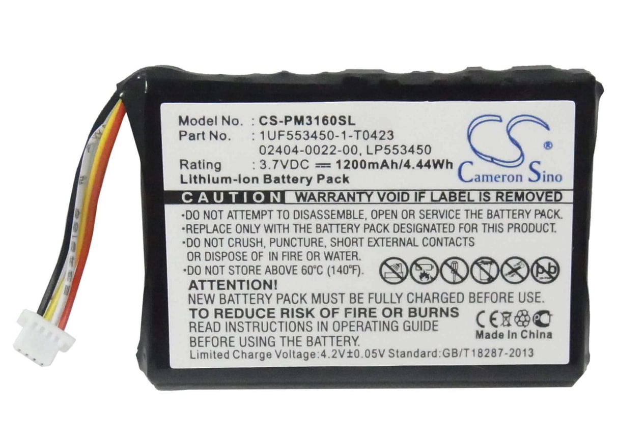 Camera Battery For Cisco 3rd, F460, Generation, M31120b, 3.7v, 1200mah - 4.44wh Camera Cameron Sino Technology Limited (Camera)