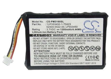 Camera Battery For Cisco 3rd, F460, Generation, M31120b, 3.7v, 1200mah - 4.44wh Camera Cameron Sino Technology Limited (Camera)